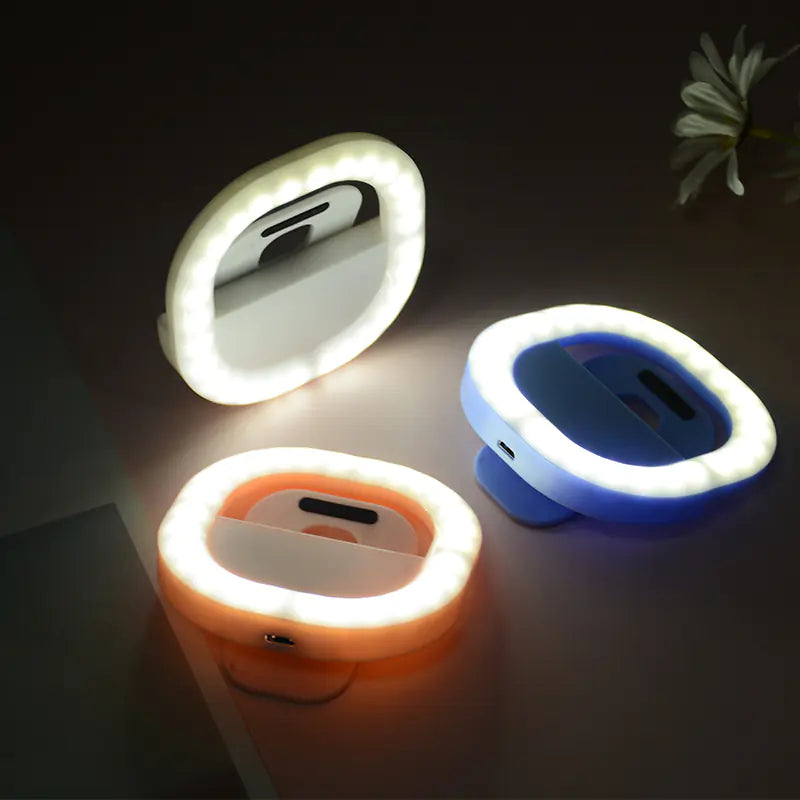 Mini LED Ring Light for Selfies and Live Streaming