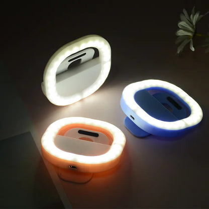 Mini LED Ring Light for Selfies and Live Streaming