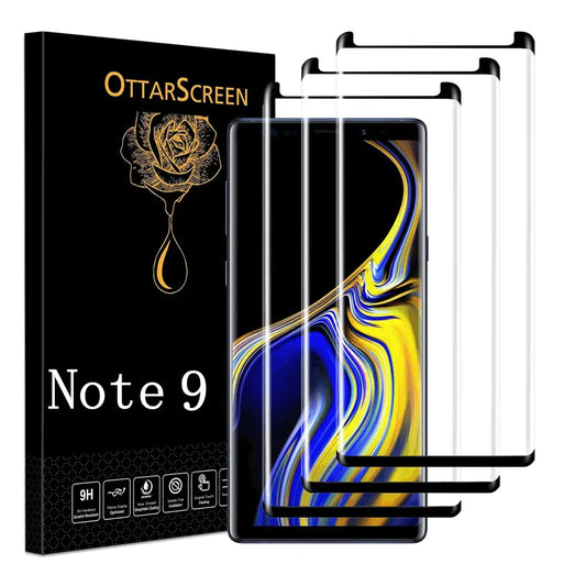 Galaxy Note 9 Screen Protector【3 Pack】3 Pack Galaxy Note 9 Tempered Glass Screen Protector 3D Glass 9H Hardness Tempered Glass Screen Protector for Samsung Galaxy Note 9 Screen Protector