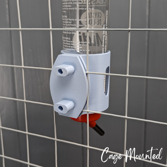 Cage Mounting Kit For Water Bottle Holder - Pastel Blue