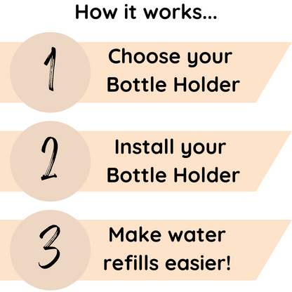 Cage Mounting Kit For Water Bottle Holder - Pastel Blue
