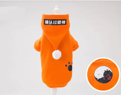 Funny Cat Hoodie for Kittens - Stylish Fall Outfit