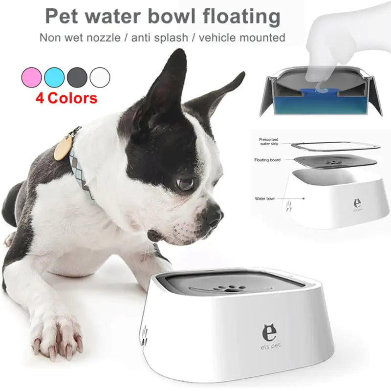 No Spill Cat Feeding Bowl Prevents Water Splashing