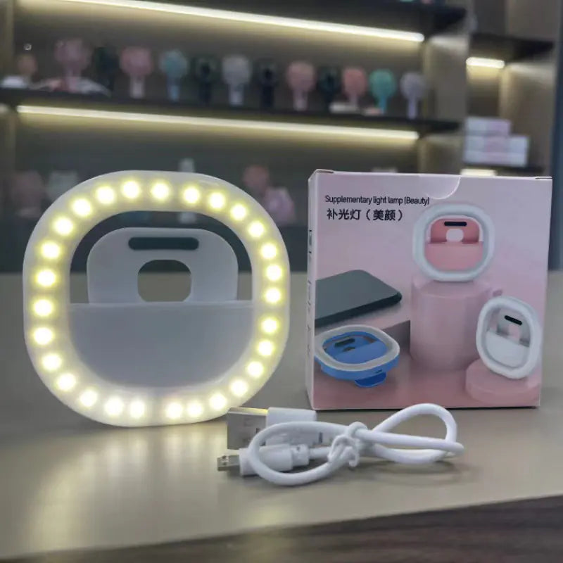 Mini LED Ring Light for Selfies and Live Streaming