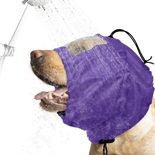 Nanaki Adjustable Shower Caps for Dogs Ears Dog Ear Covers for Bath Shower Cap Reusable Waterproof Ear Covers for Dogs Dog Ear Protection for Bath Dog Bath Ear Protection Bathing Grooming Swimming