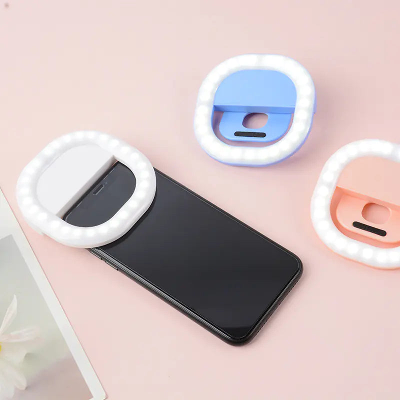 Mini LED Ring Light for Selfies and Live Streaming