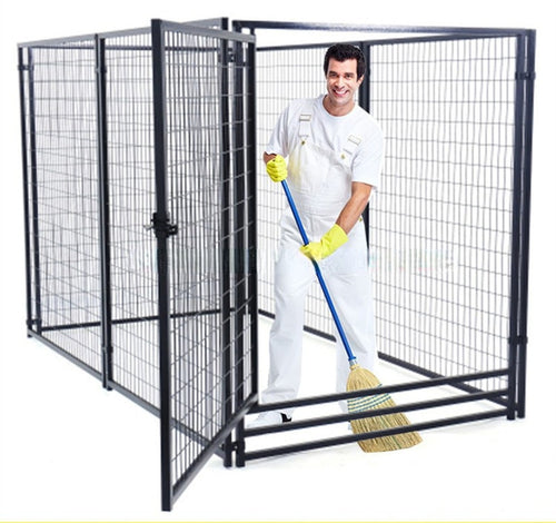 High Quality Large Galvanized Outdoor Dog Kennel/Metal Dog Run Cage
